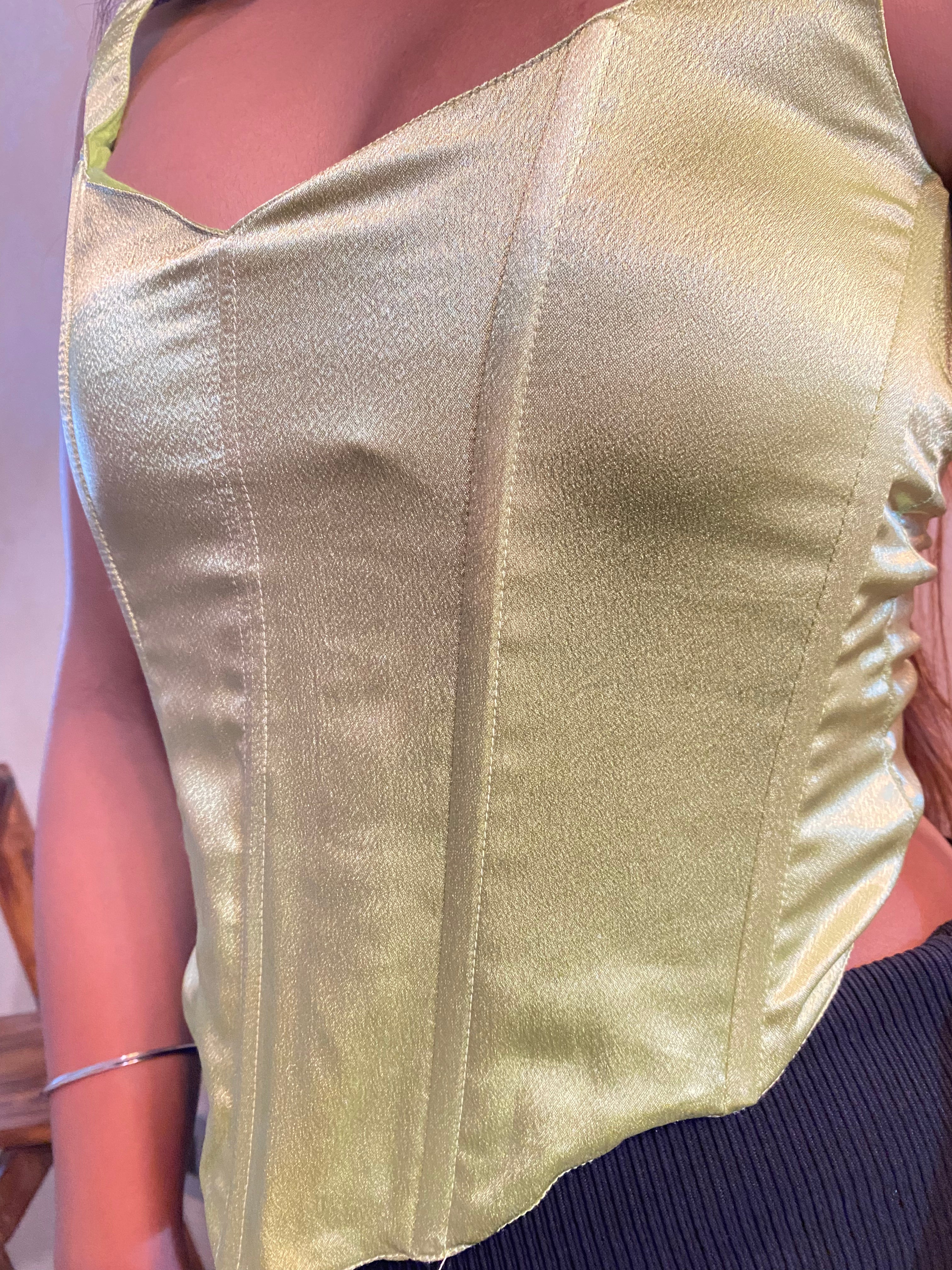 Eka Green Corset Top