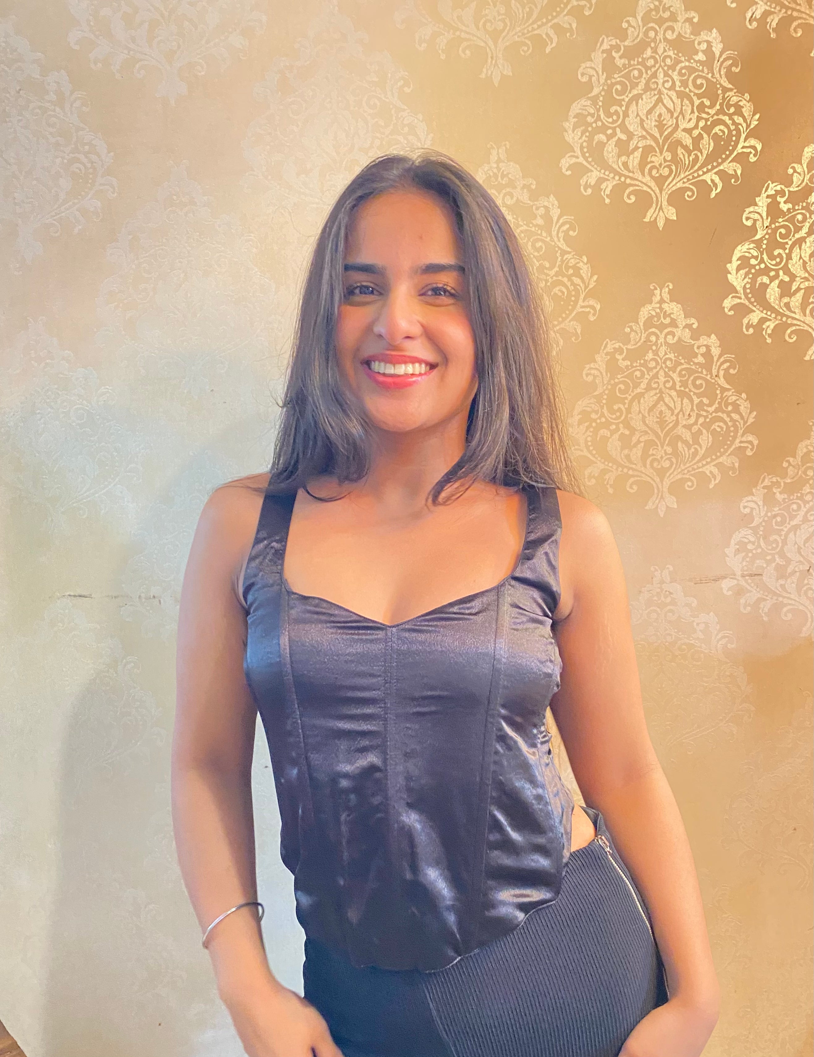 Eka Black Corset Top