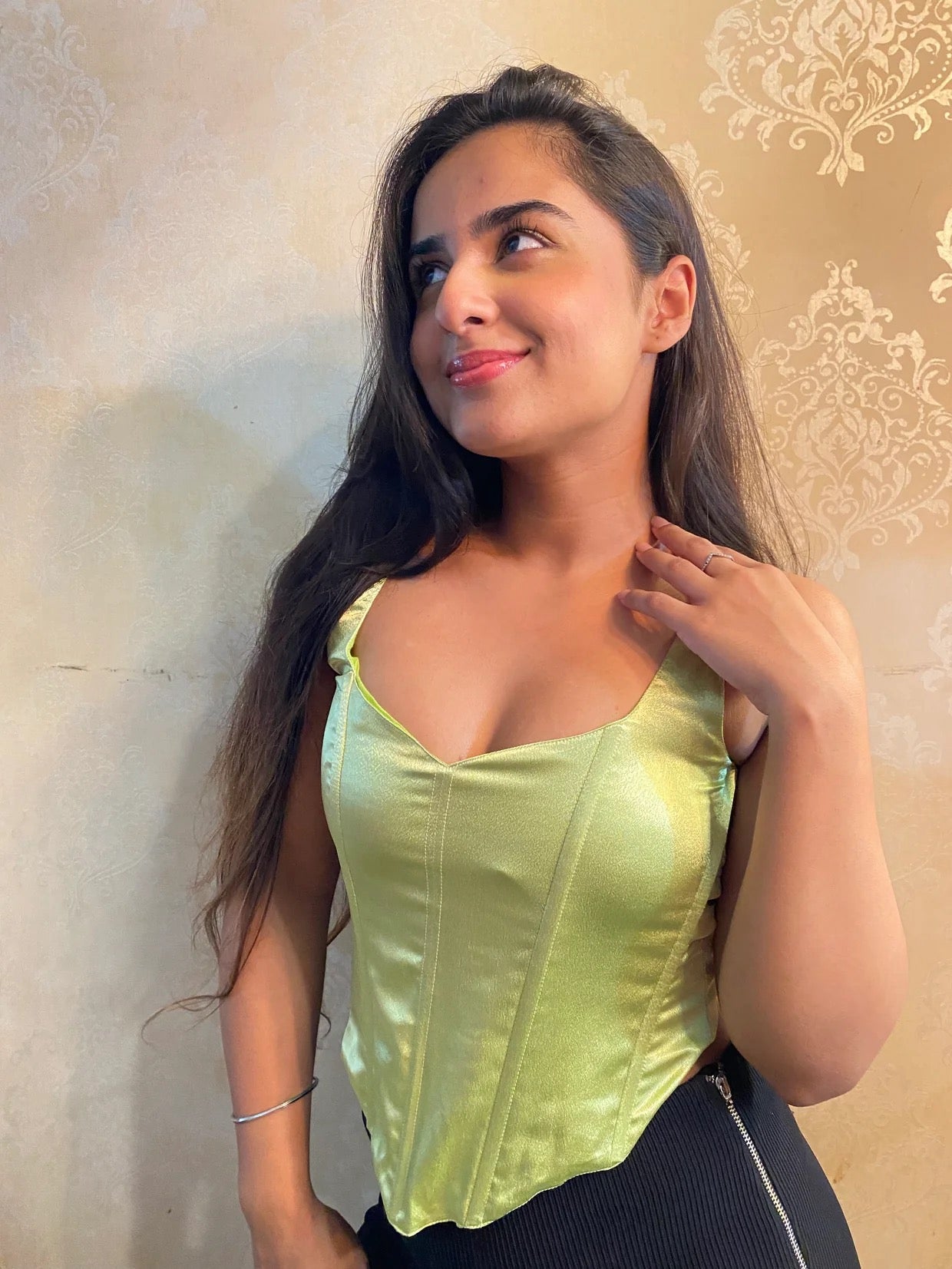 Eka Green Corset Top