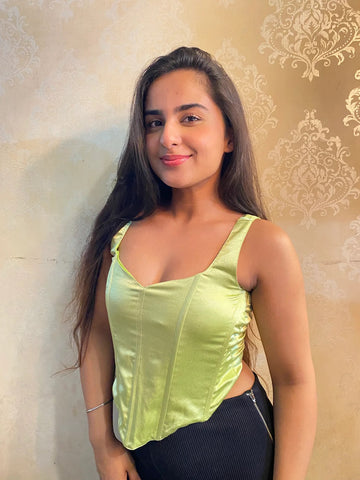 Eka Green Corset Top